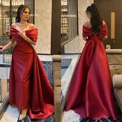 Customized High Quality Sexy Off-the-shoulder Mermaid Draped S Formal Occasion Gown فساتين سهره فاخره 2023 robe soirée