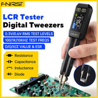 FNIRSI LCR-ST1 Smart Tweezer LCR SMD ESR Mini Tester Resistance Capacitance Inductance Continuity Diode Test Measurement Tools