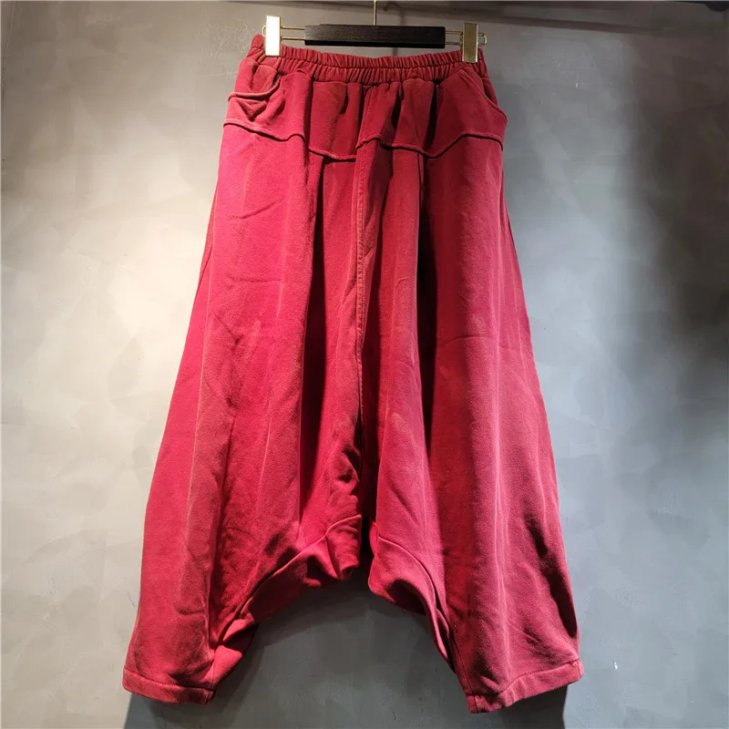 Tannt calça feminina moda solta denim calças cruzadas 2025 novo casual de cintura alta longo combinar todas as calças femininas preto vermelho verde