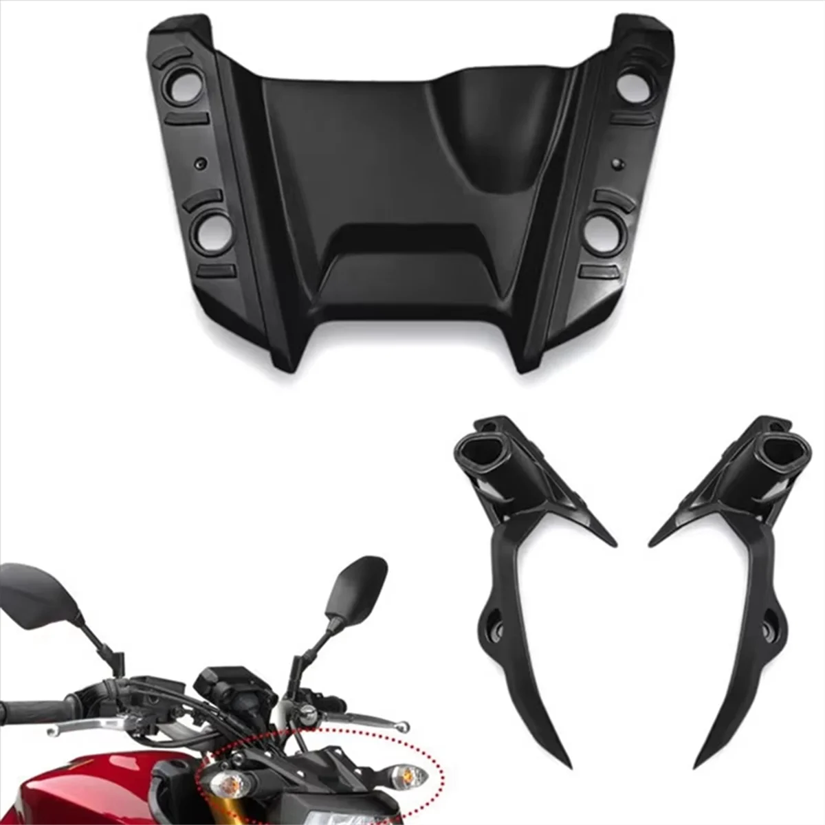 دراجة نارية العلوي الجانب بدوره إشارة غطاء الهدايا المجمعة صالح ل MT-09 FZ09 MT09 2014 2015 2016