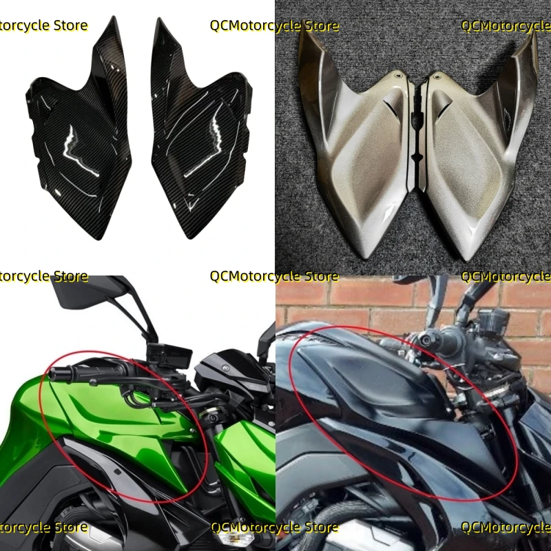 

Tank Front Cover Motor Protection Panel Trim Fairing Cowl Side Gas Guard Fit For KAWASAKI Z1000 2014 2015 2016-2023