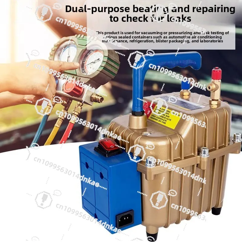 

Универсальный вакуумный насос для автомобильных кондиционеров, инструмент для обслуживания и эквапации хладагента в кондиционерах и холодильниках