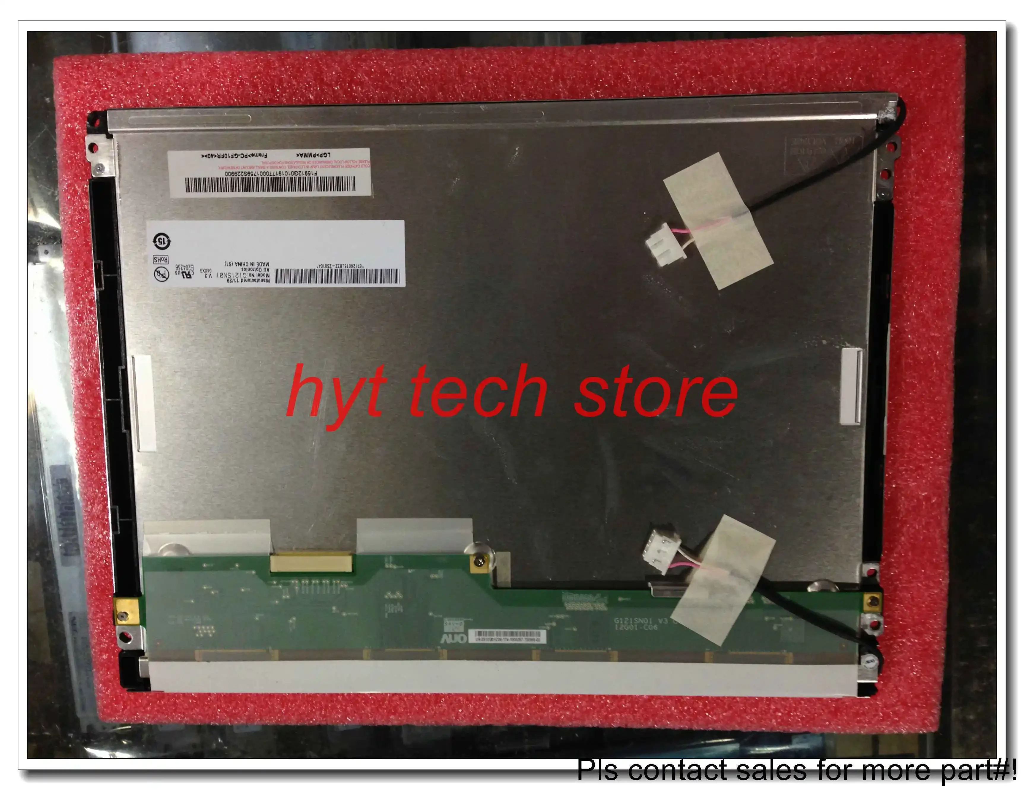 

G121SN01 V.3 G121SN01 V3 12,1-дюймовая ЖК-панель, 1280*800 100% протестировано перед отправкой