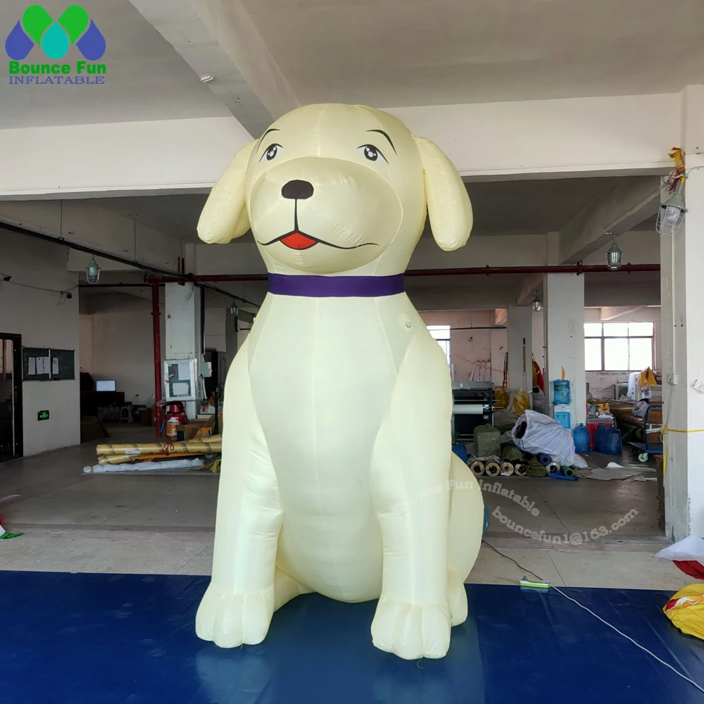 Dibujos animados de animales inflables para publicidad al aire libre, modelo de perro inflable gigante personalizado para eventos de promoción a precio competitivo