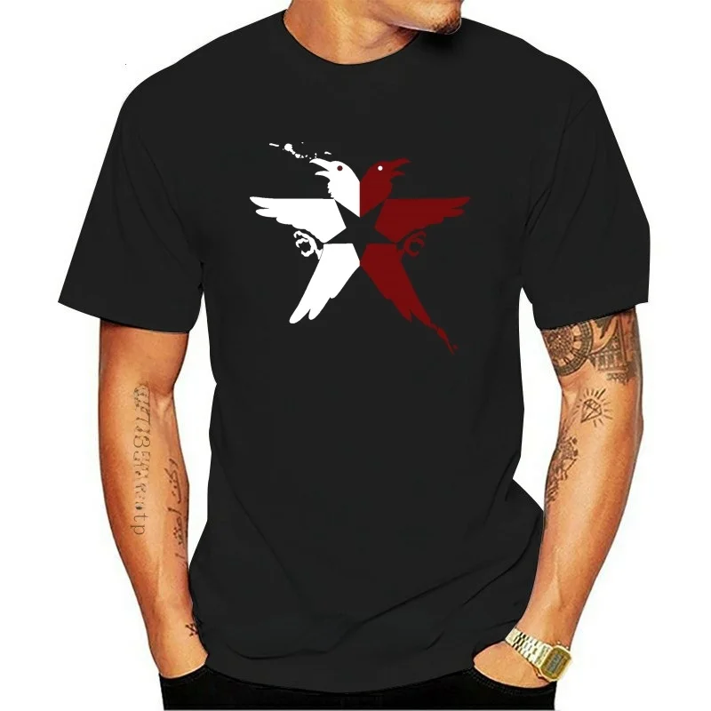 

New Men's T-irt Infamous Second Son Design Faion Summer Cotton Crew Ne ort Sve Sweatirt in White Bla Red