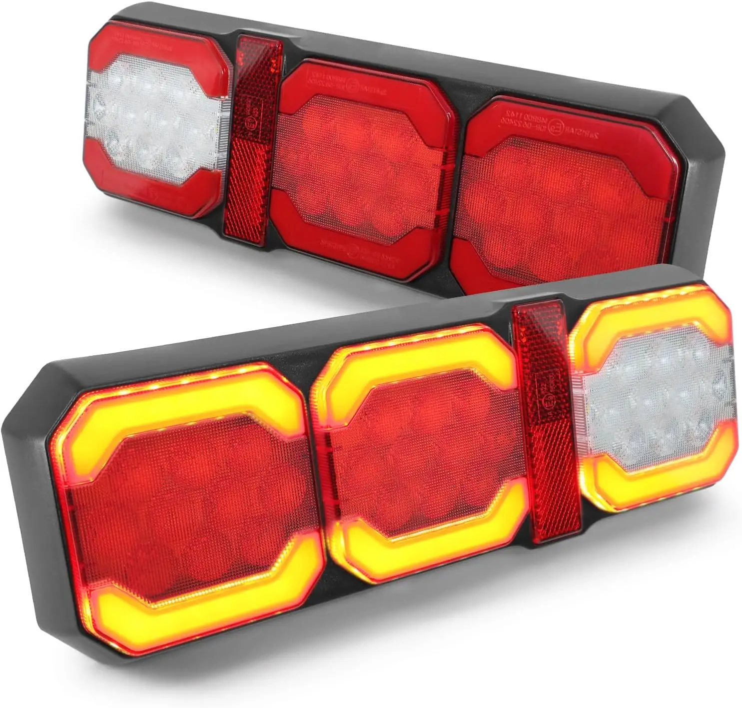

Triple Tail Lights, 78LED RV Trailer Light with Reverse & Reflector, Waterproof Rear Lights for Motorhome Camper Truck