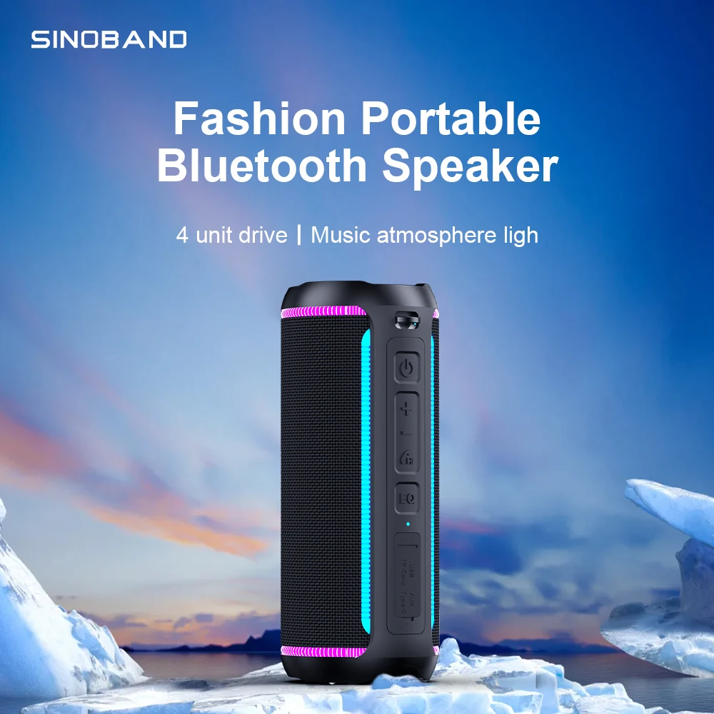 

XDOBO Dignity 2024 Bass Speakers 50W Waterproof Bluetooth Speaker Portable Loudspeaker with RGB Light