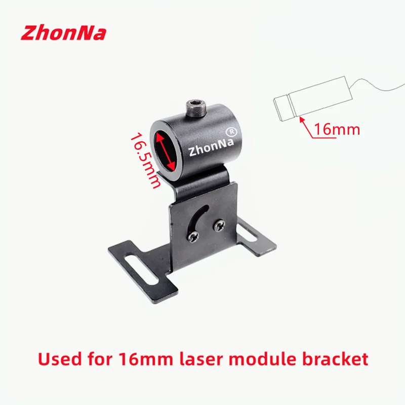 Imagem -03 - Madeira Máquina Laser Linha Localizador Montar Suporte de Metal para Faça Você Mesmo Posiçãoer Holde Eixo Rotativo Módulo 12 Mm16 Mm20 Mm25 mm Opcional 12 mm de