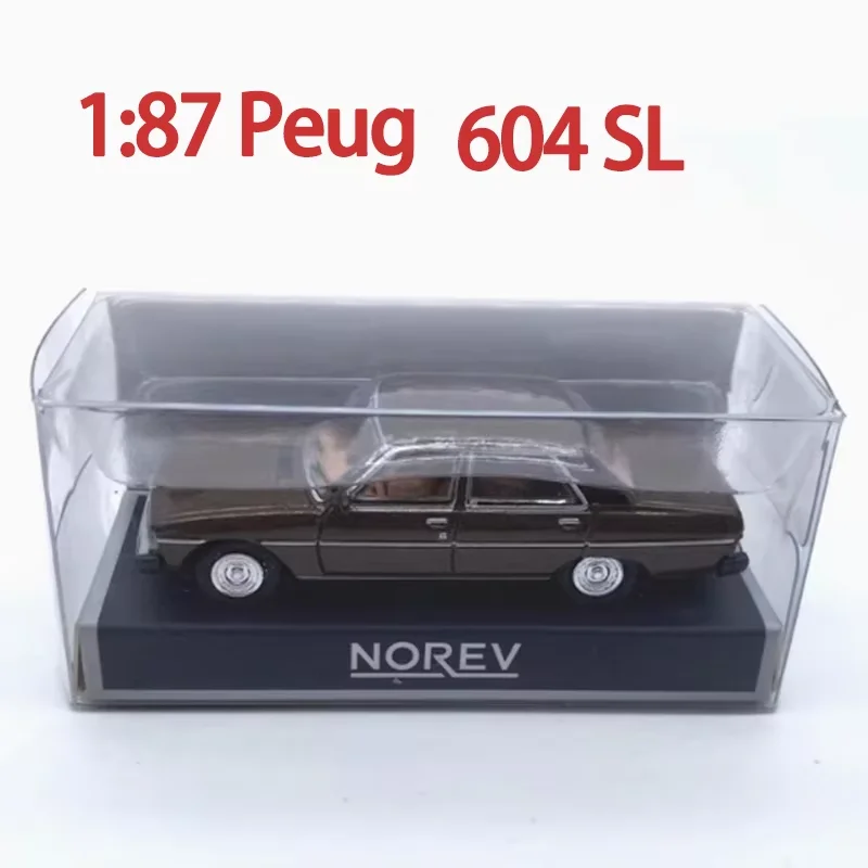 

Коллекционная модель автомобиля Norev Diecast в масштабе 1/87, винтажный Peug-604 SL (длина около 5,5 см), из сплава, для демонстрации, игрушка, подарок, сувенир