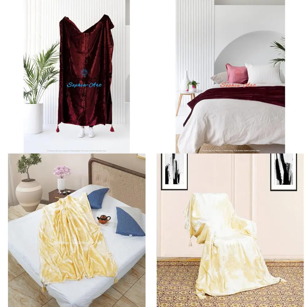 

Роскошное мягкое бархатное одеяло с кисточками, диван-кровать, мягкое, теплое, уютное, плюшевое, легкое, приятное для домашних животных