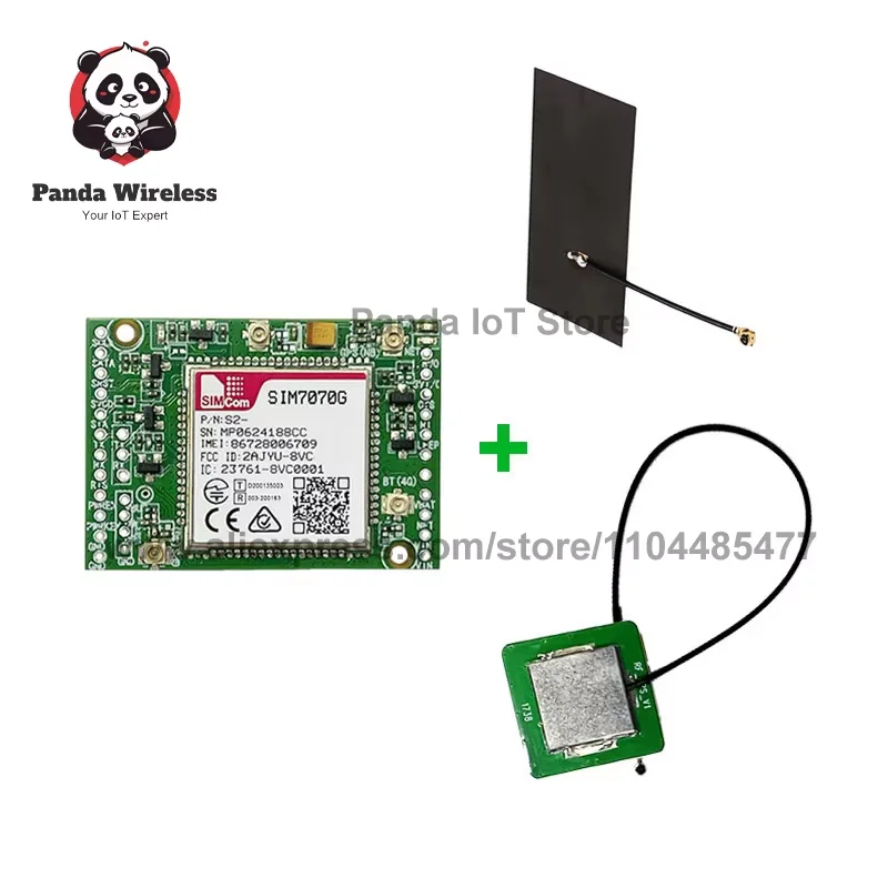 

SIMCOM SIM7070G Основная плата CC-MCore-SIM7070G LTE CAT1+4G+2G+BT+GNSS 23PIN B1/B3/B5/B7/B8/B20 С комплектами антенн (опционально)