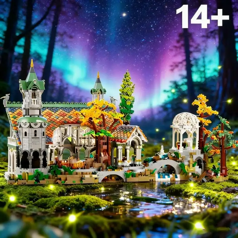 

2026 NWE Quality NEW Compatible 10316 6167pcs Film Series of The Rings Street View DesktopCreative building toys