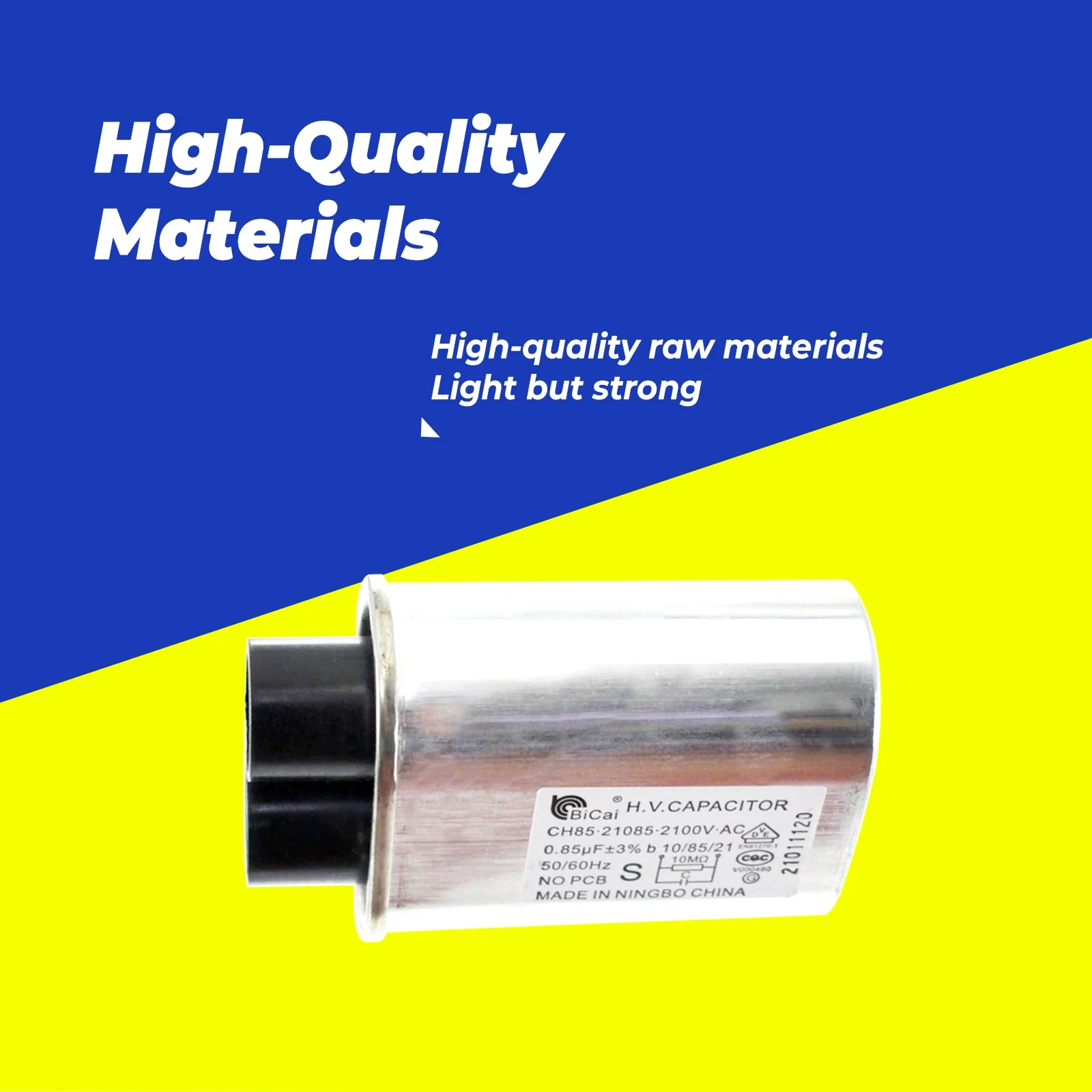 2100V.AC 0.85uF 50/60Hz CH85.21085 High Voltage HV CAPACITOR Microwave Oven Replacement Parts