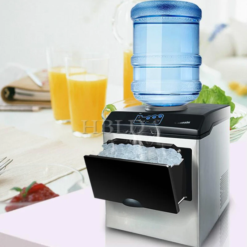 

Commercial Automatic Household Ice Maker With Adjustable Fast Ice Cube Forming Machine 220V