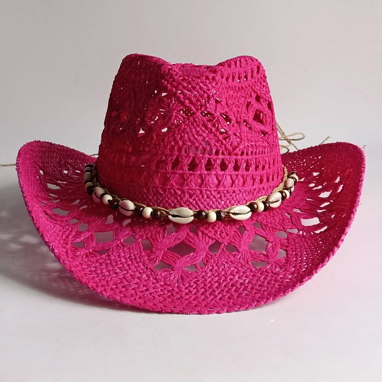 

Летние ковбойские шляпы с вырезами, соломенная пляжная шляпа унисекс с широкими полями, солнцезащитная шляпа в западном стиле, сомбреро, ковбойская шляпа