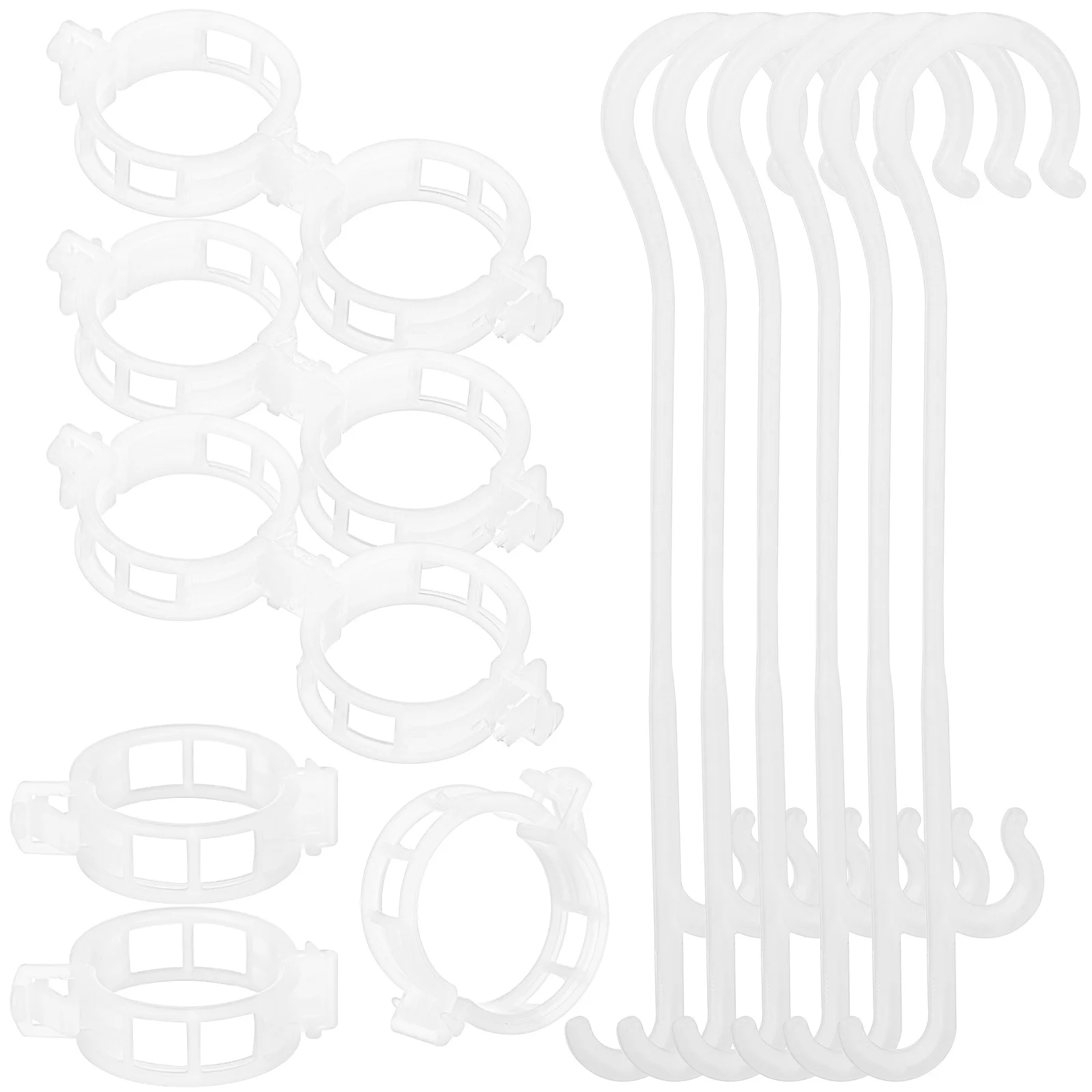 200 قطعة مقاطع دعم النبات مشبك بلاستيكي حديقة تعريشة أصحاب لتسلق الطماطم الخضروات السنانير مقاطع النبات