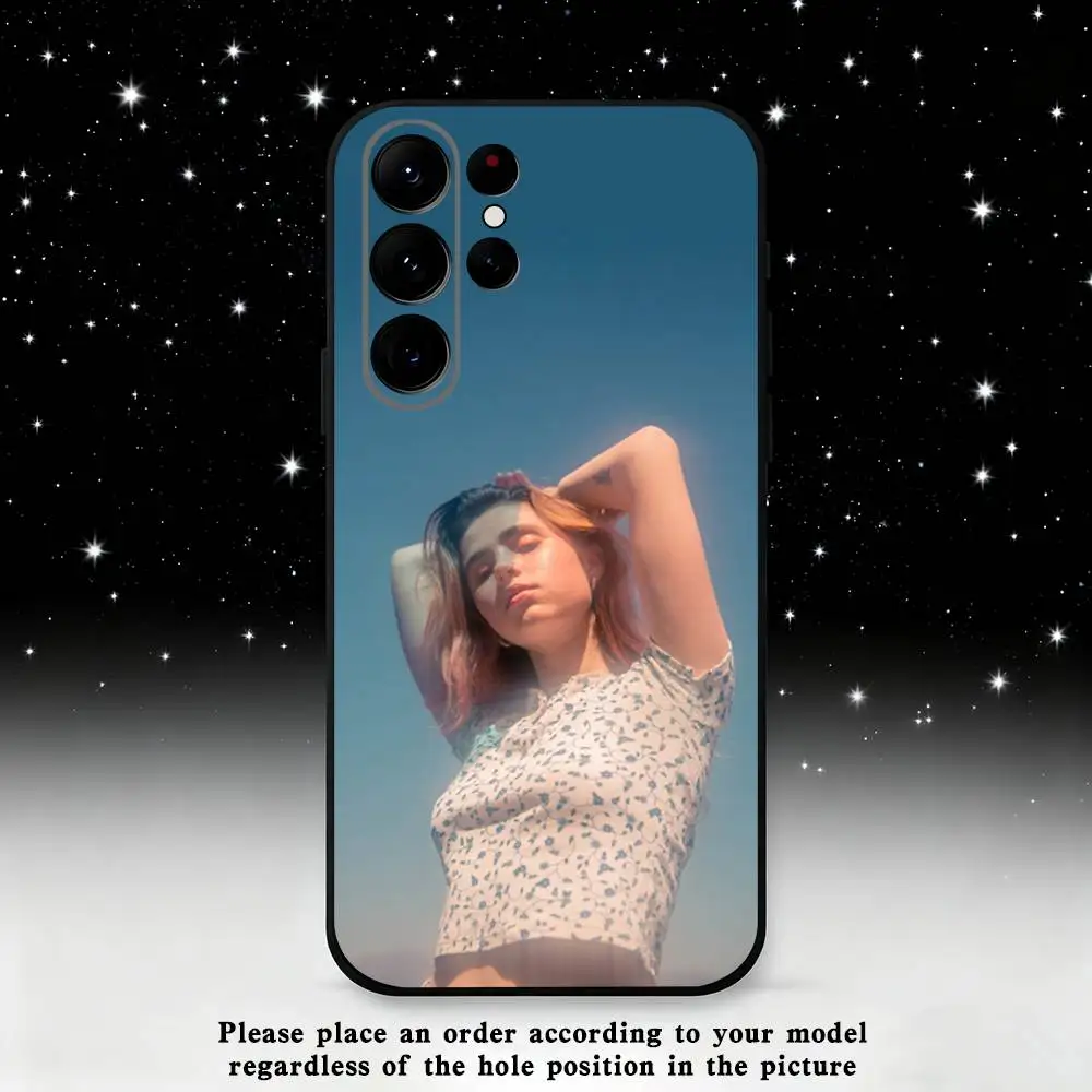 حافظة هاتف Clairo مثيرة لبعض الشخص لهاتف سامسونج S25، S24 Ultra، S20، S30 plus، S22 plus، S23، S30 Ultra 5G غلاف أسود من السيليكون #4