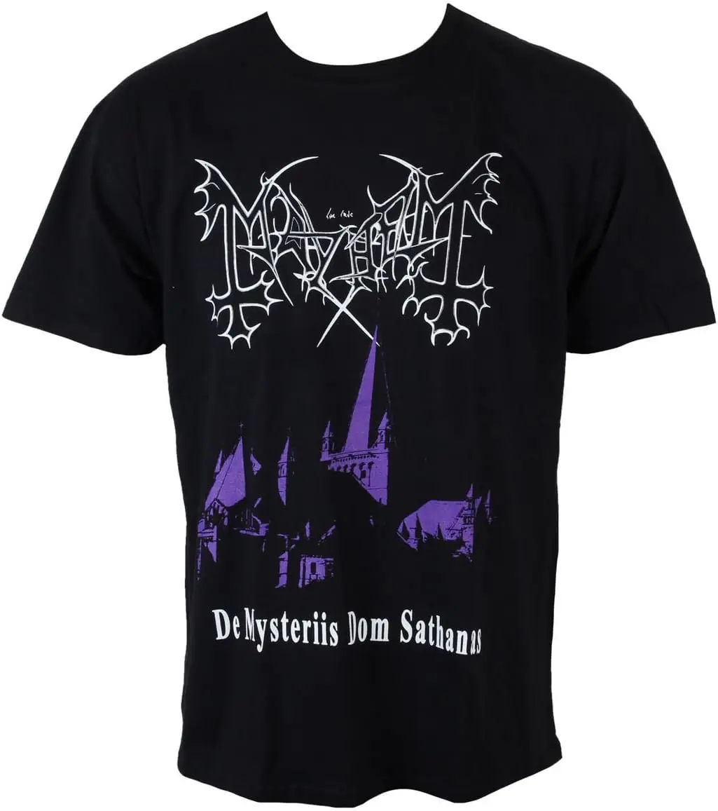 t-Shirt Metal Men's Mayhem - De Mysteriis Dom sathanas PH1085 L