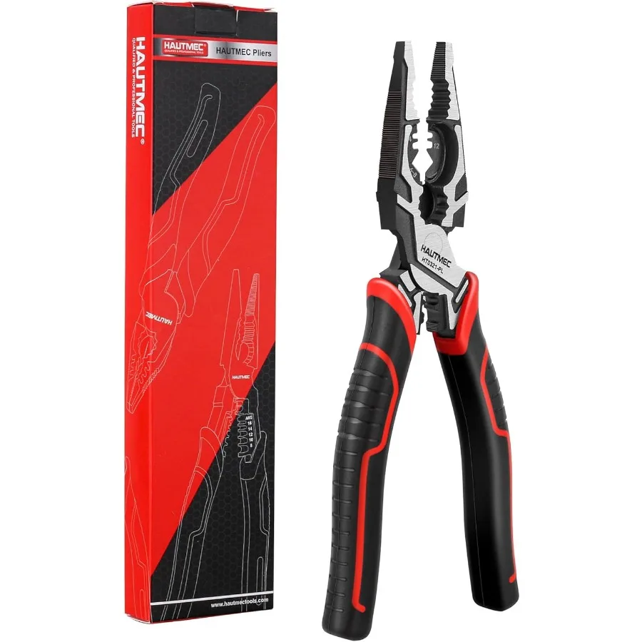 

Pro Wire Stripper Tool 8 Multifunctional Combination Linesman Pliers Cable Cutter Wire Strippers Electrical Terminal Crimping T