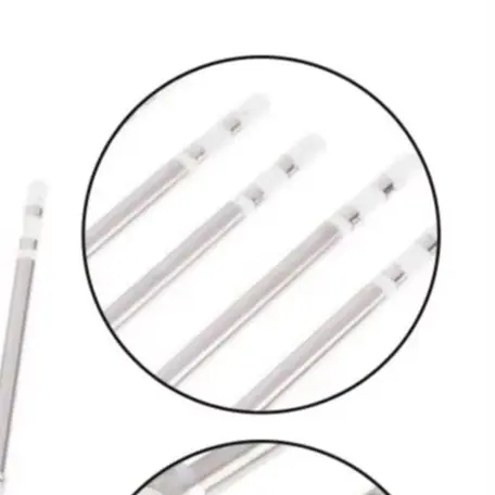 

T12-BK Soldering Iron With Interchangeable Tips For C6 C8 C10 And More For Efficient Repairs And Stable Temperature Control