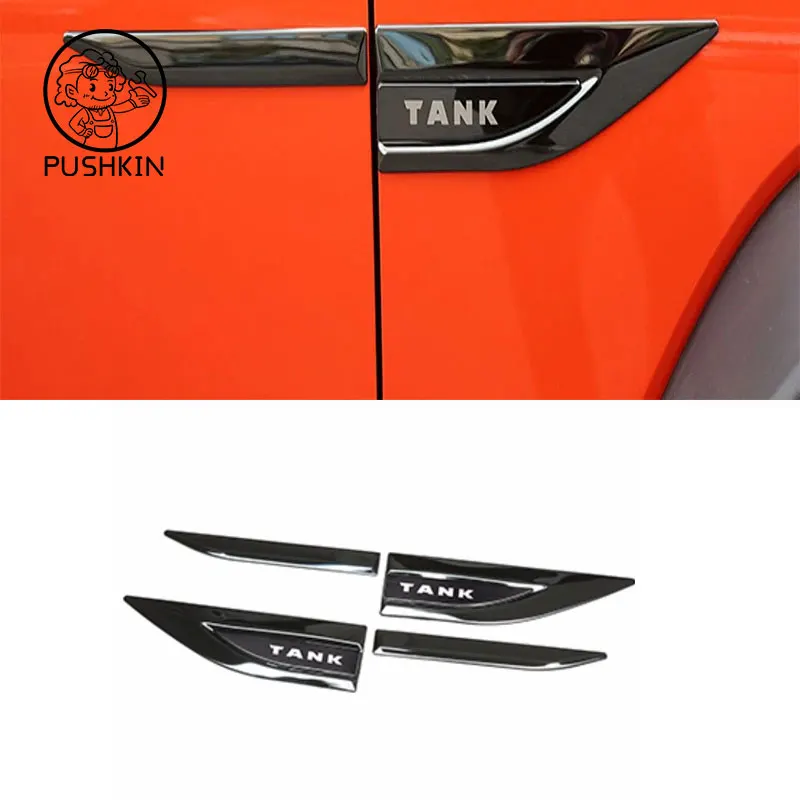 

FOR Great Wall WEY Tank 300 2022 2023 Retrofit Leaf Panel Side Marker Blade Car Marker Fender Personalized Body Trim Accessories