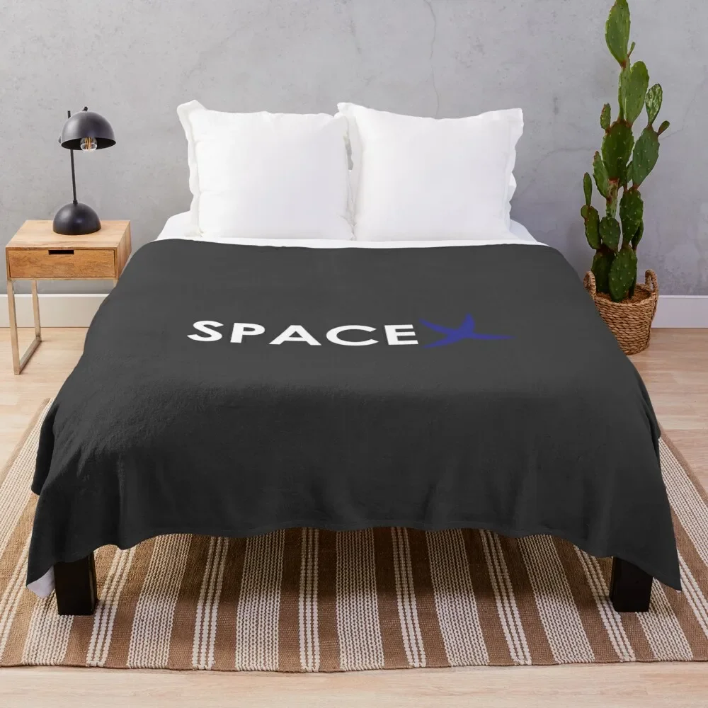 Space X Throw Blanket Plaid on the sofa heavy to sleep Decorative Sofas Sleeping Bag Blankets