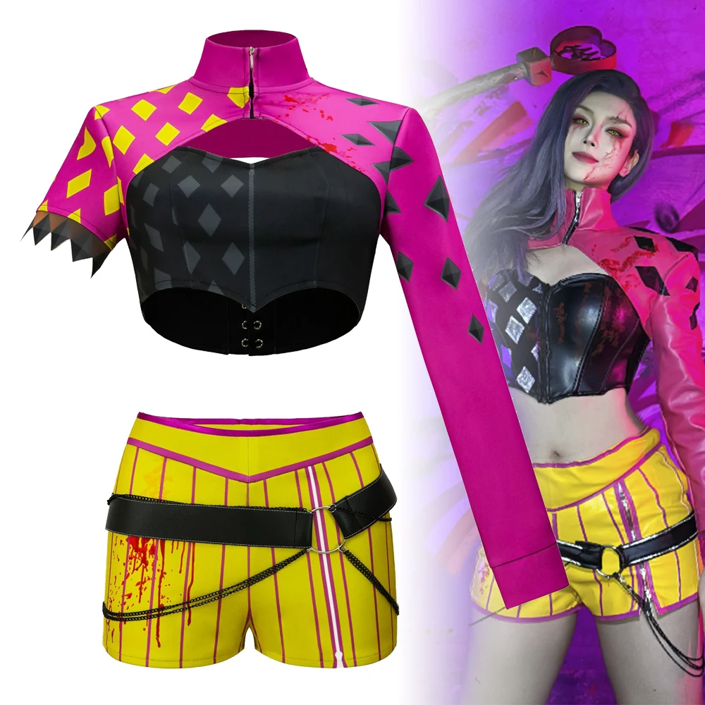The Trickster Mina Cosplay Costumes Game Dead Daylight Role Play Uniform For Women