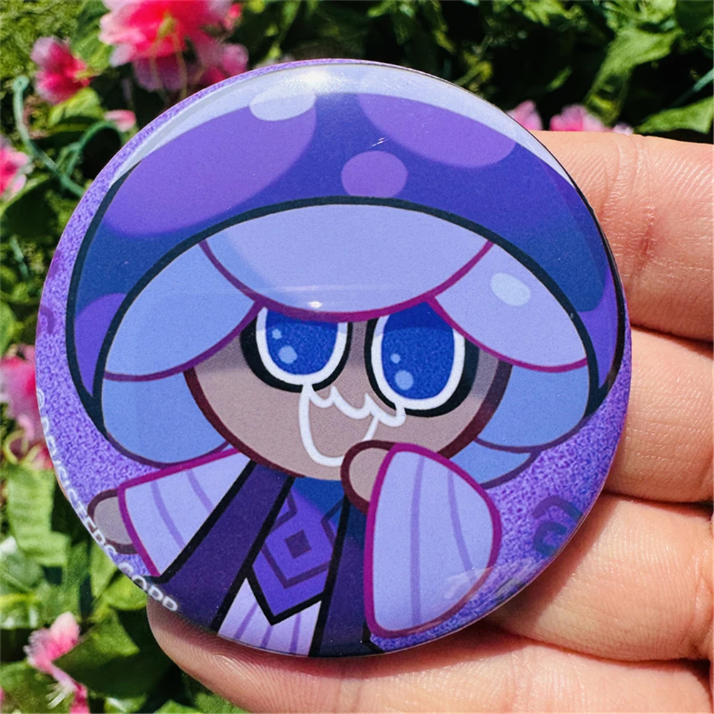 Jeux d'anime Cookie Run: Badge de Cosplay du roi, broche en fer blanc SPTE, accessoires, cadeaux de noël