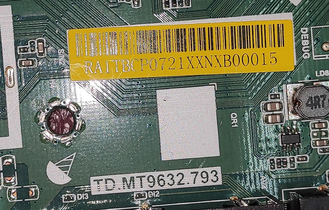 TD.MT9632.793 4K TV motherboard tested well Physical photos, tested well
