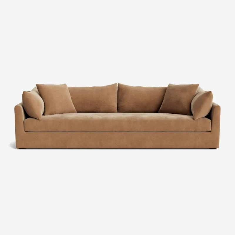 Living room leisure solid wood sofa, suitable for hotel apartment families