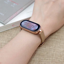 Strap for Mi Band 10 9 8 7 6 5 4 3 Ladies Watch Band for Xiaomi Smart Band 9 Bracelet NFC Global Version Wristband For Mi band 8