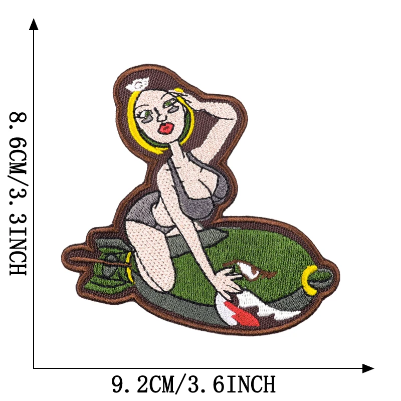 Patch Thermo collant Rock Punk Feuer Blitz Schädel für Kleidung Eisen auf Puffer Jacke Designer gestickte Nähen Abzeichen Rucksack a – Detail 2