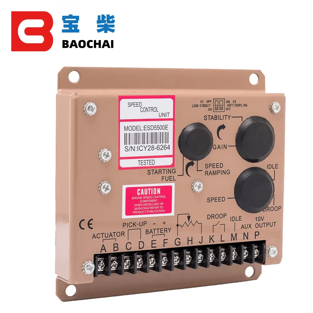 High Quality Actuator ADC120 Diesel Generator Governor 1 Set ADC120 Actuator 3034572 Pickup Sensor ESD5500E Speed Controller