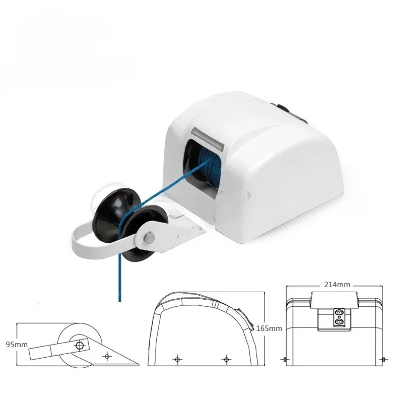 Electric yacht anchor for ships, automatically deploying the largest anchor, weighing 13.4 kg