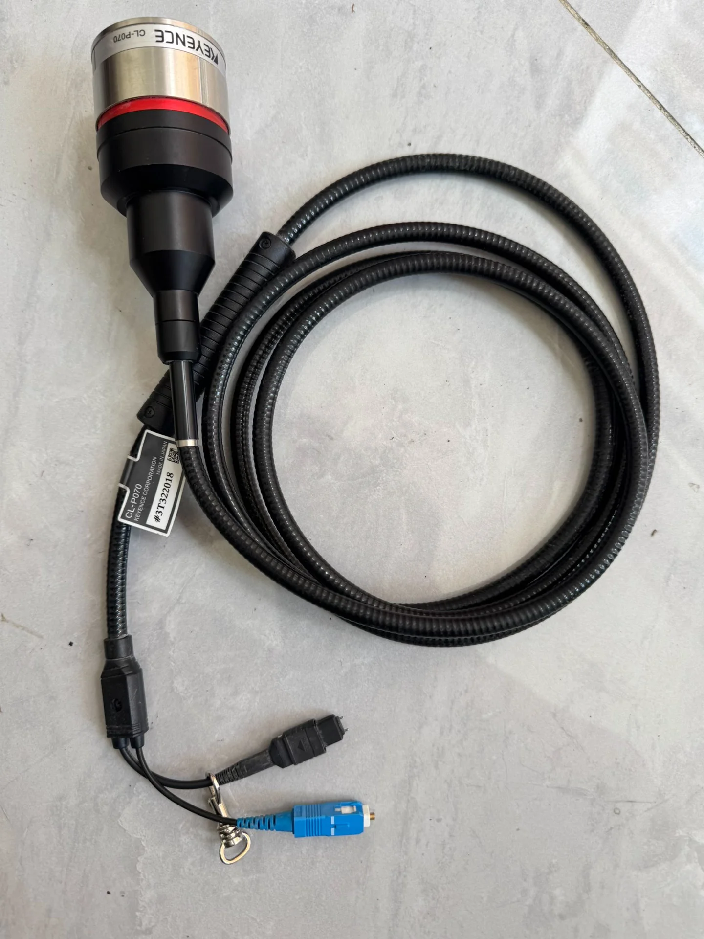 Suitable for KEYENCE CL-P070 industrial camera with cable and fiber optic head