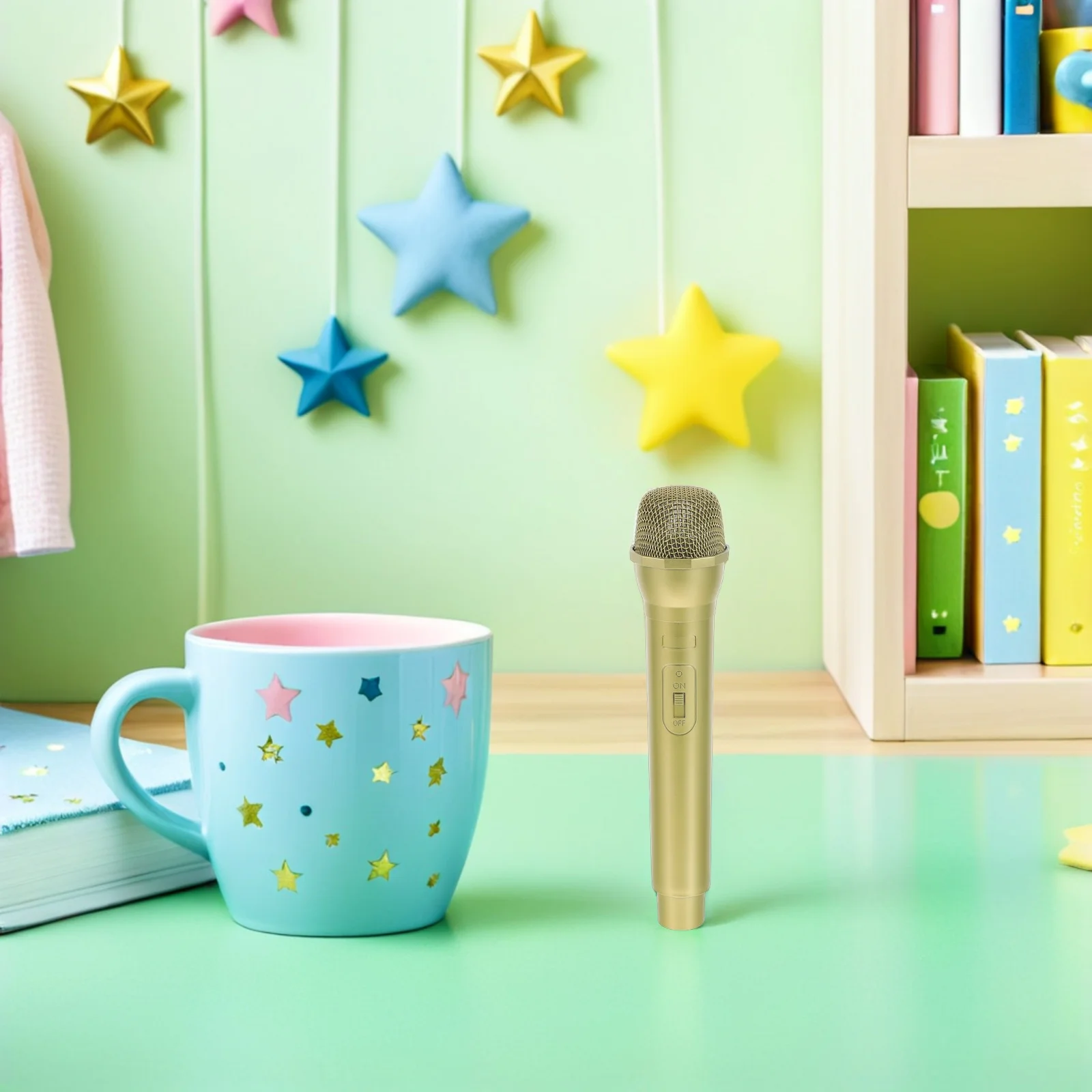 

2 шт., поддельный микрофон, имитация реквизита для ролевых игр, сценического выступления, музыкальной вечеринки, украшение костюма на Хэллоуин