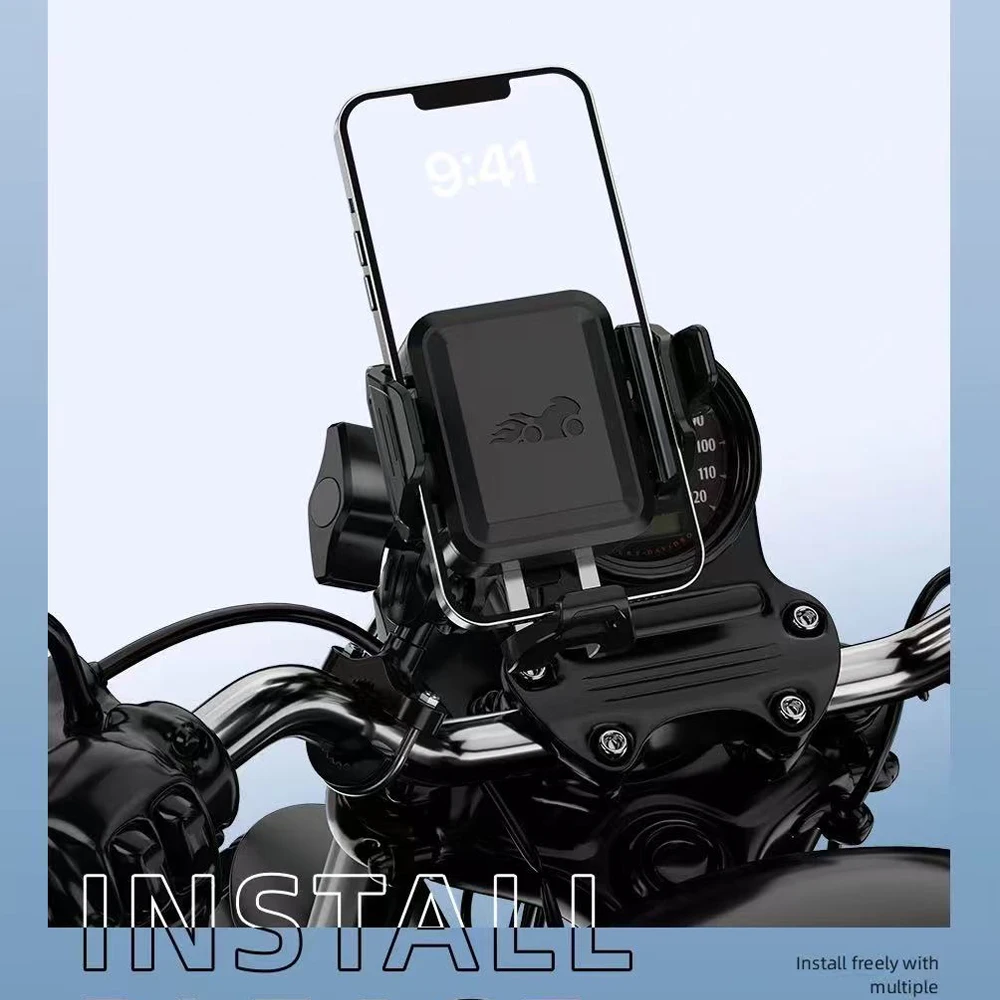 

Motorcycle Riding Shock-Absorbing Phone Holder Adjustable Anti-Theft FOR 300DS DS525X DS525 DS625X DS800X 500DS SR150GT S