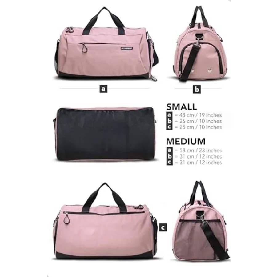 ® Gym Bag for Men and Women with Shoe and Wet Compartment - Duffle Bag for Travel, Sports, Fitness and Workout view 6