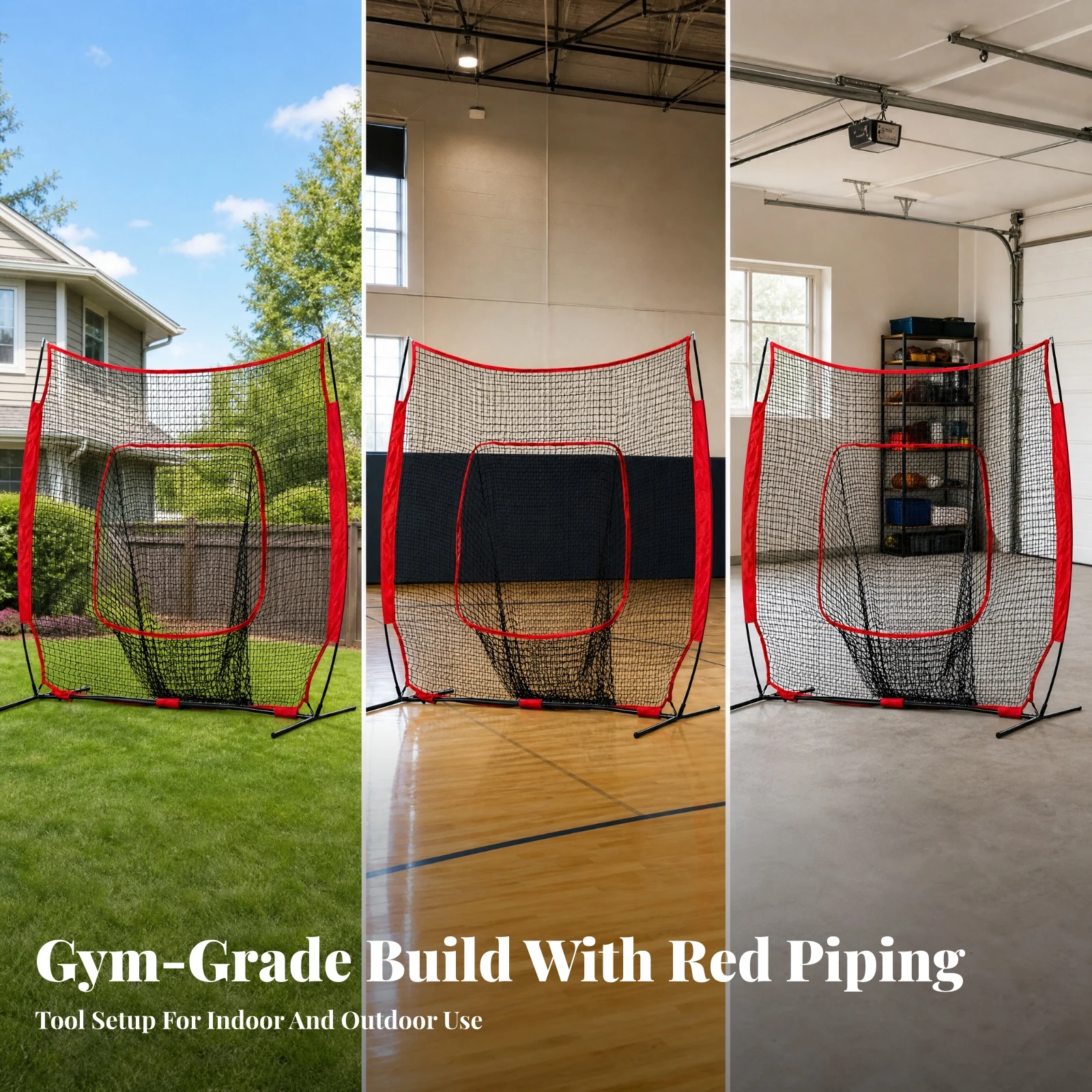 ตาข่ายฝึกซ้อมเบสบอล ทนทาน ใช้ง - Practice Net Hitting บทวิจารณ์และราคา