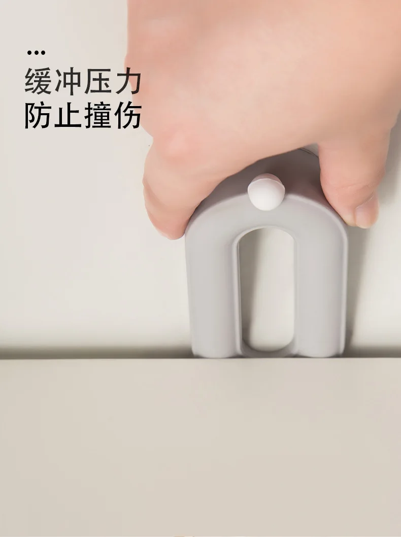 Silikon-Türstopper: Individueller, weicher Gummi-Türstopper für den täglichen Gebrauch, kreativer PVC-Türstopper, Anti-Stoß-Türstopper – Detail 8