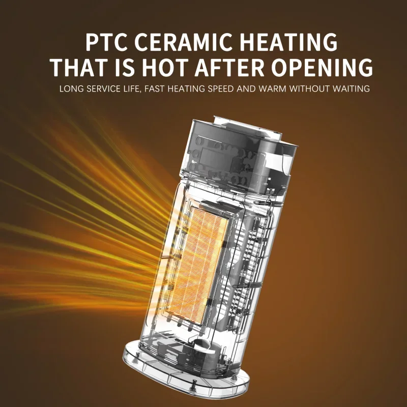 따뜻한 공기 송풍기새로운 따뜻한 공기 송풍기 3D 불꽃 가습 히터 수직 흔들리는 머리 원격 제어 빠른 가열 PTC 전기 H
