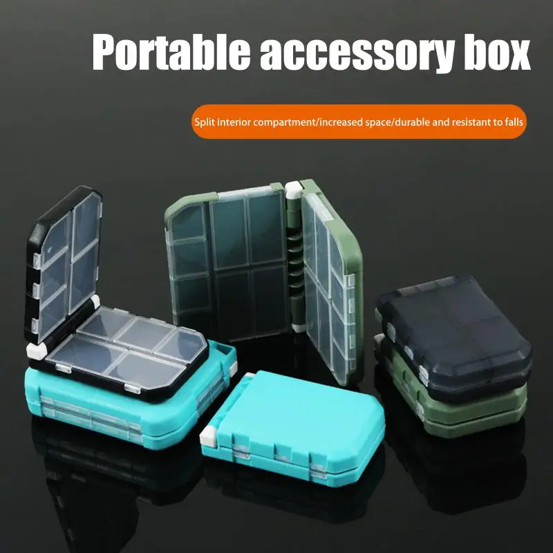 Fishing Tackle Storage Waterproof Box With Customizable Dividers Portable Organizer For  Hooks Outdoor Fishing Adventure