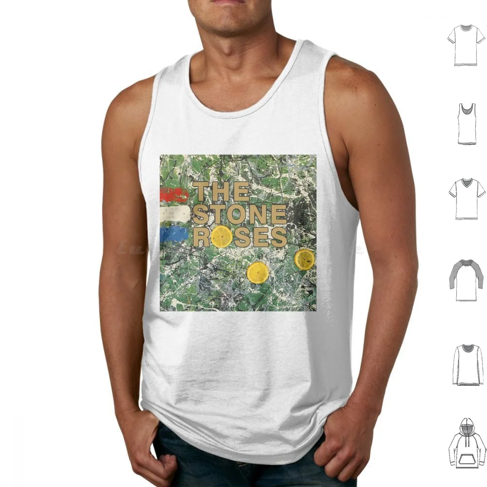 The Three Yellow Tank Tops Vest Sleeveless The Stone Roses Sale The Stone Roses The Stone Roses Discount The Stone