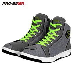 New Motorcycle Boots Men Wear-Resistant Botas De Moto Anti-fall Enduro Motorcycle Boots Breathable  Riding Boots