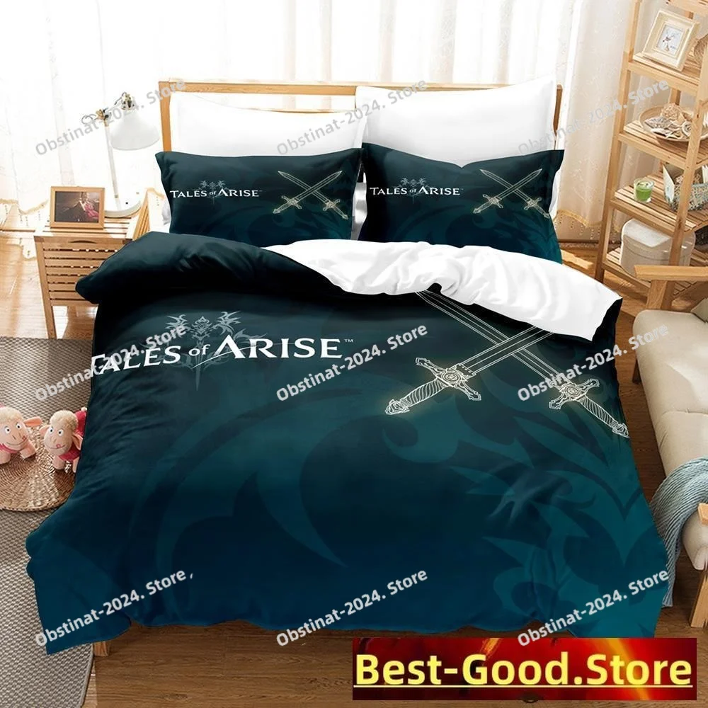 Tales Of Arise Bedding Set Single Twin Full Queen King Size Bed Set Adult Kid Bedroom Duvetcover Sets Anime Parure De Lit Bed - view 4