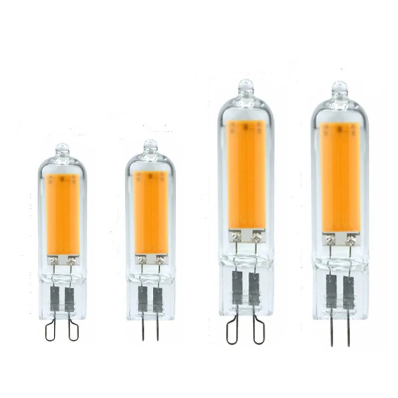 

10pcs 220v 110v Dimmable G4 G9 COB LED Bulb 5W 7W 3000k 4000k 6000k Chandelier Pendant Crystal Droplight Replace 70w Halogen