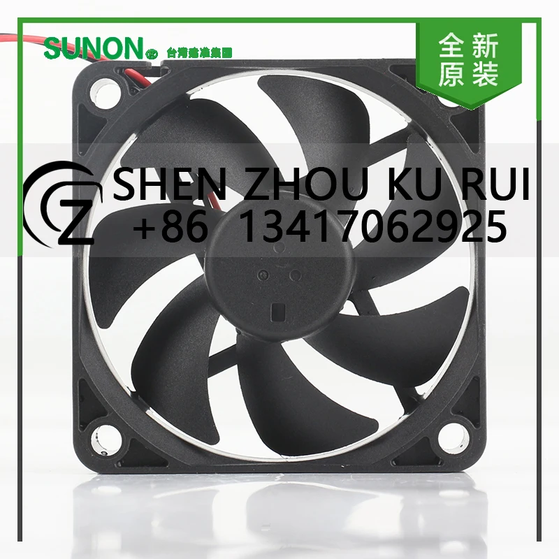 New Sunon 5V 24V 48V DC 12V 0.90W AC EC 6015 60X60X15MM 6CM magnetic suspension silent two-wire ME60151V3-000C-A99 cooling fan