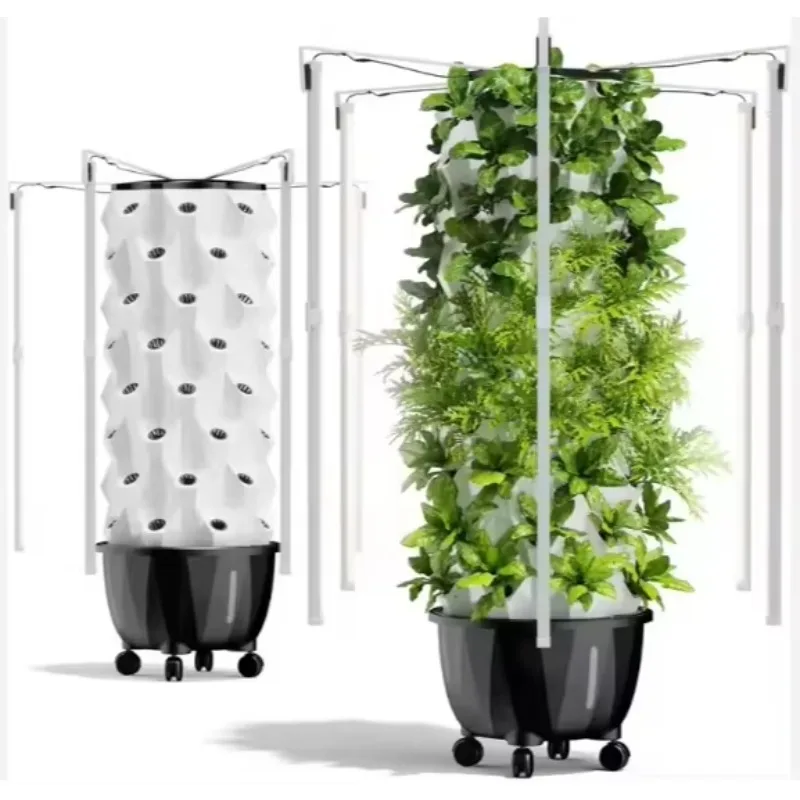 

Поднос для гидропоники Башня Система выращивания аквапоники Растущая клубничная кашпо Садовые башни для выращивания Вертикальная гидропонная башня