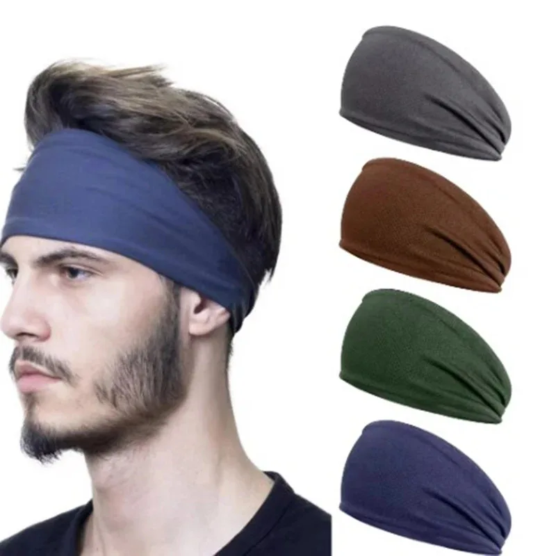 

1/2/3PC Sports Headband Running Fitness Sweatband Quick-Dry Elastic Absorbent Men Women Cycling Jog Tennis Yoga Gym Hair Bandage