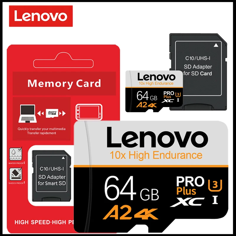 Lenovo U3 V30 Micro SD Card Class 10 High Speed SD/TF Card 512GB 256GB 128GB Memory Card For GoPro DJI Smartphone - view 3